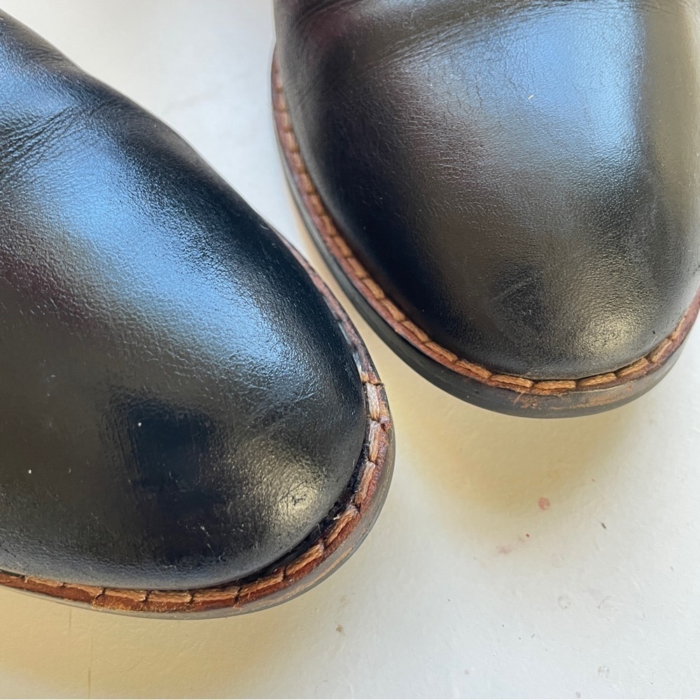 Coach Dani Ankle Bootie Black Leather Boot Western Vibe 7.5 - Picture 5 of 7
